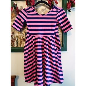 Hanna Andersson Striped Dress size 8